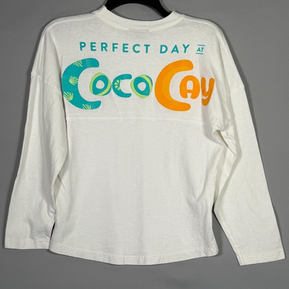 Royal Carribean LRG Juniors Perfect Day at Coco Kay White shirt NWT‎ Spirit - Picture 8 of 9